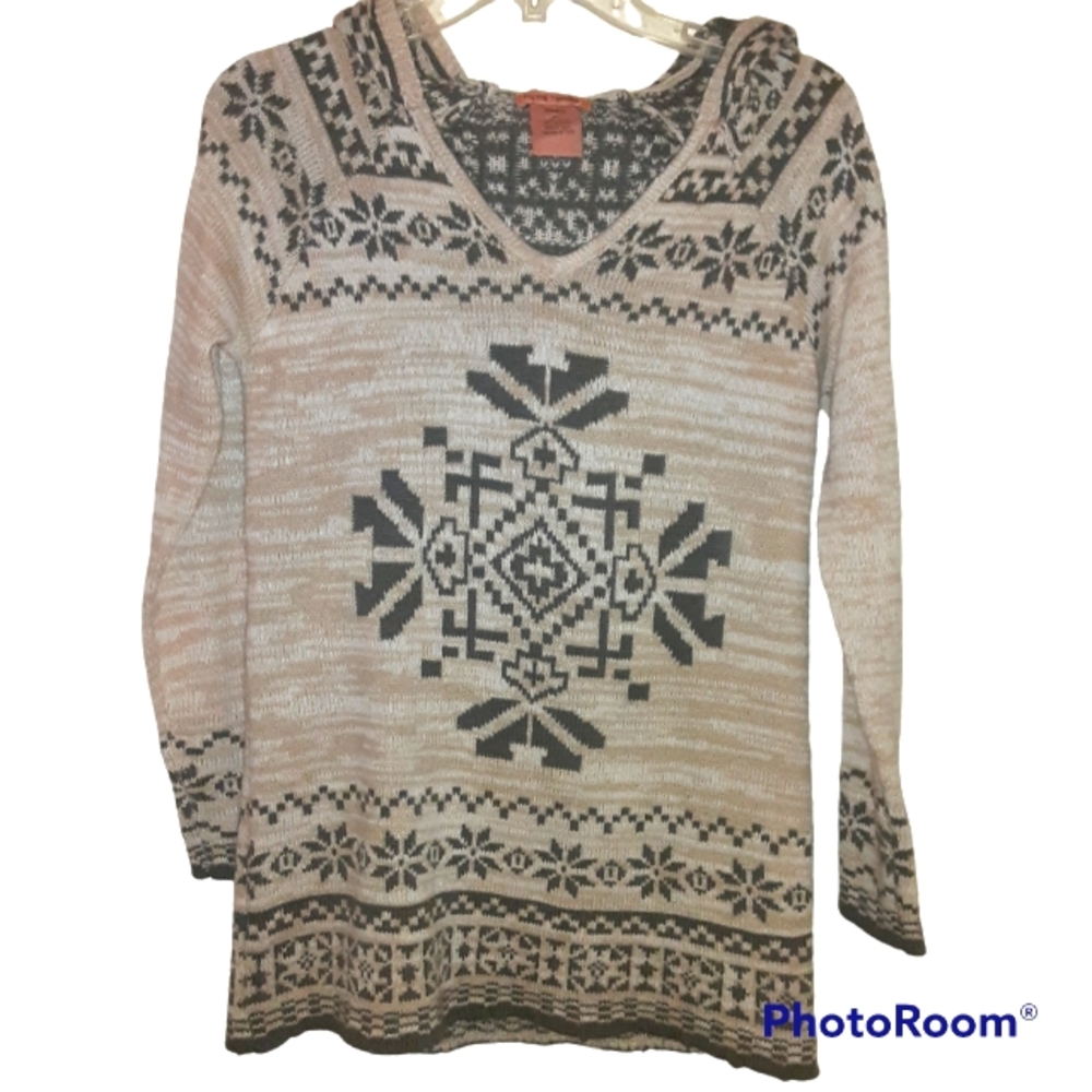 Flying Tomato Aztec hooded sweater